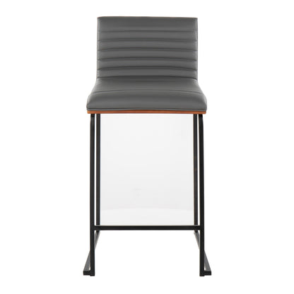 Majestic Office Furniture Mara 26" Fixed-Height Counter Stool - Set of 2