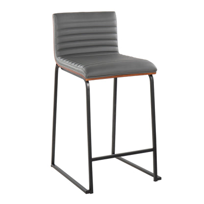 Majestic Office Furniture Mara 26" Fixed-Height Counter Stool - Set of 2