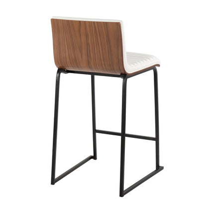 Lumisource Mason Mara 30" Fixed-Height Barstool - Set of 2