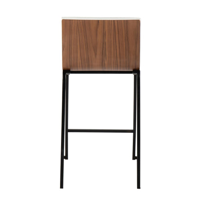 Lumisource Mason Mara 30" Fixed-Height Barstool - Set of 2