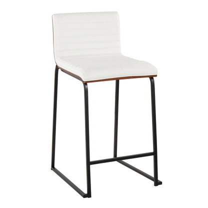 Lumisource Mason Mara 30" Fixed-Height Barstool - Set of 2