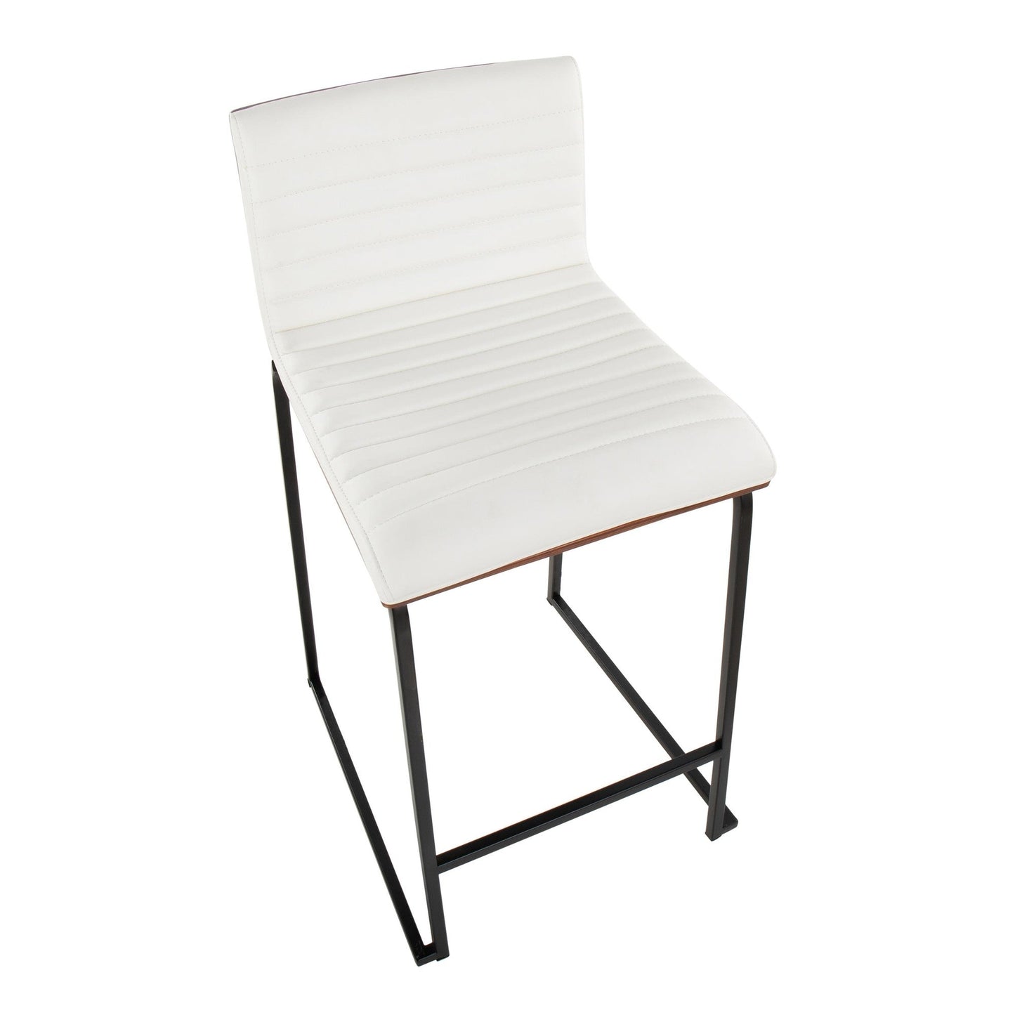Lumisource Mason Mara 30" Fixed-Height Barstool - Set of 2