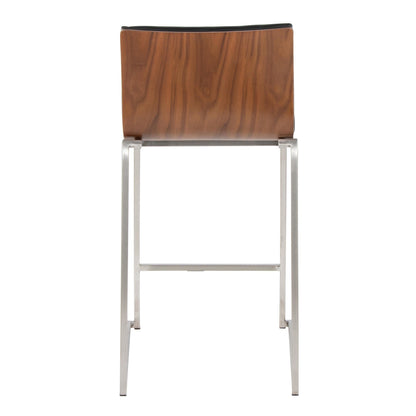 Majestic Office Furniture Mara 26" Fixed-Height Counter Stool - Set of 2
