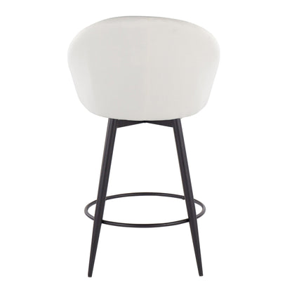 Majestic Office Furniture Highback 26" Fixed-Height Counter Stool - Set of 2