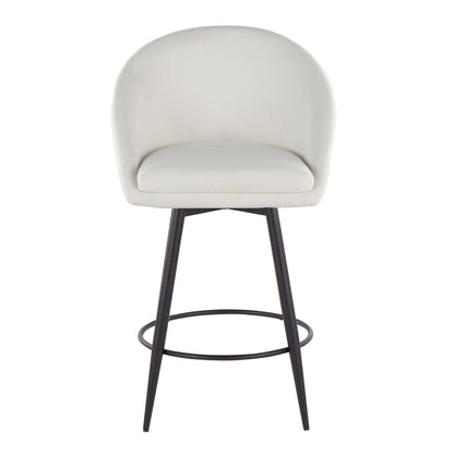 Majestic Office Furniture Highback 26" Fixed-Height Counter Stool - Set of 2
