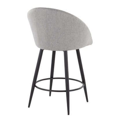 Majestic Office Furniture Highback 26" Fixed-Height Counter Stool - Set of 2