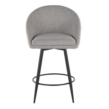 Majestic Office Furniture Highback 26" Fixed-Height Counter Stool - Set of 2