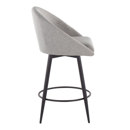 Majestic Office Furniture Highback 26" Fixed-Height Counter Stool - Set of 2