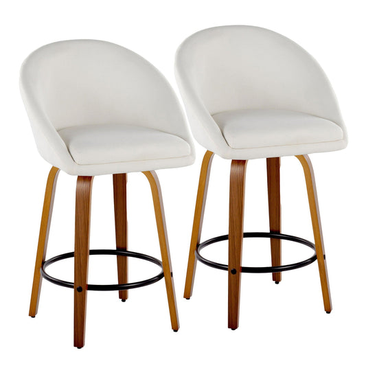 Majestic Office Furniture Highback 26" Fixed-Height Counter Stool - Set of 2