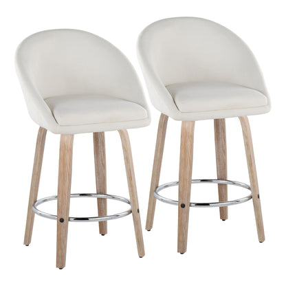 Majestic Office Furniture Highback 26" Fixed-Height Counter Stool - Set of 2