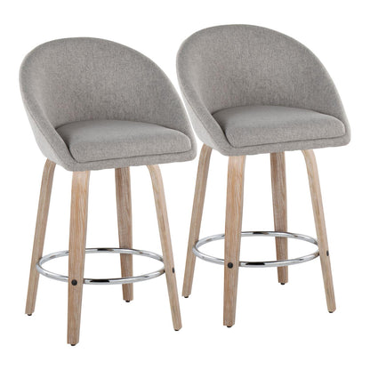 Majestic Office Furniture Highback 26" Fixed-Height Counter Stool - Set of 2