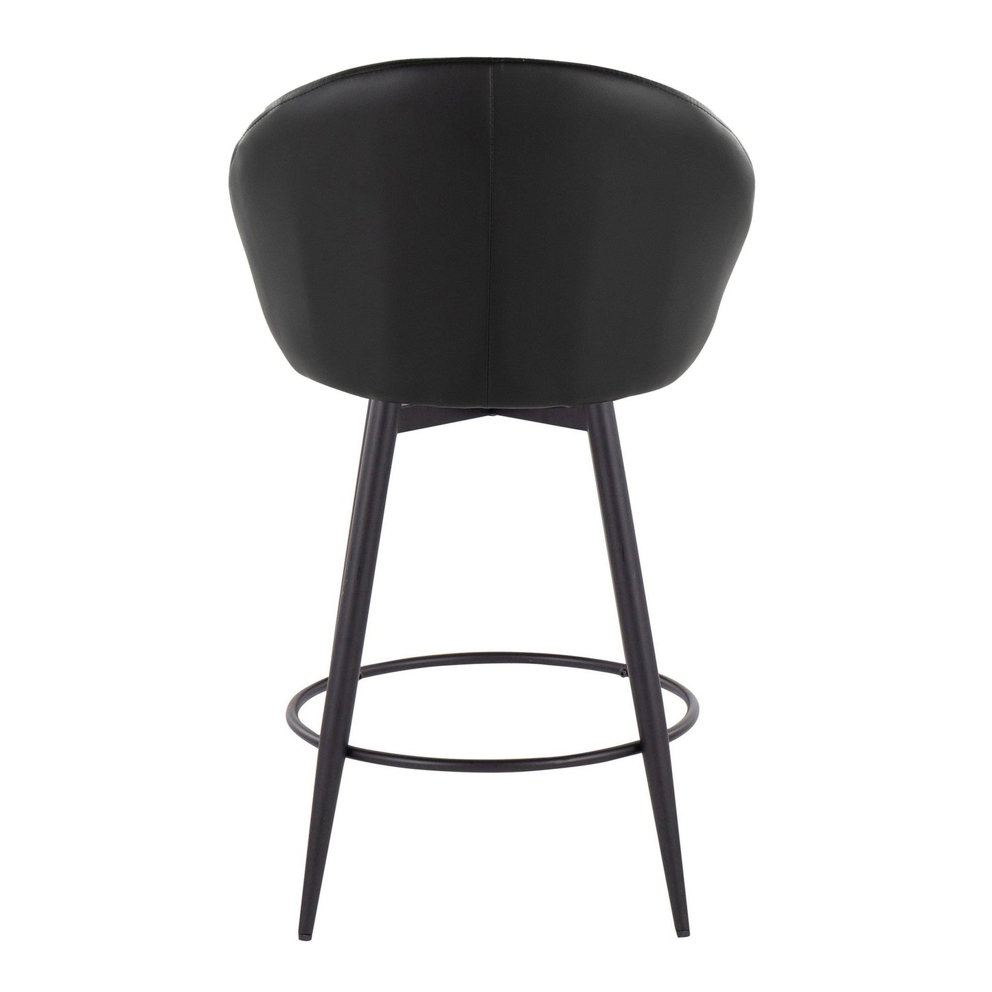 Majestic Office Furniture Highback 26" Fixed-Height Counter Stool - Set of 2