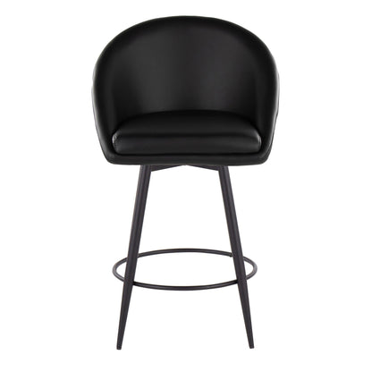 Majestic Office Furniture Highback 26" Fixed-Height Counter Stool - Set of 2