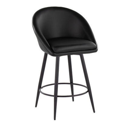 Majestic Office Furniture Highback 26" Fixed-Height Counter Stool - Set of 2