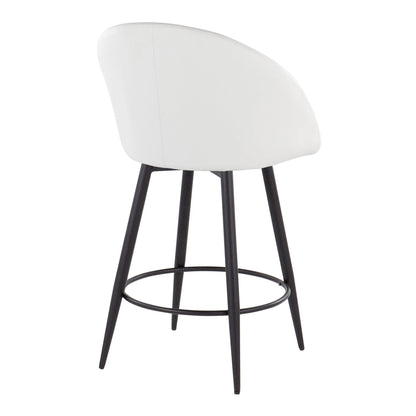 Majestic Office Furniture Highback 26" Fixed-Height Counter Stool - Set of 2