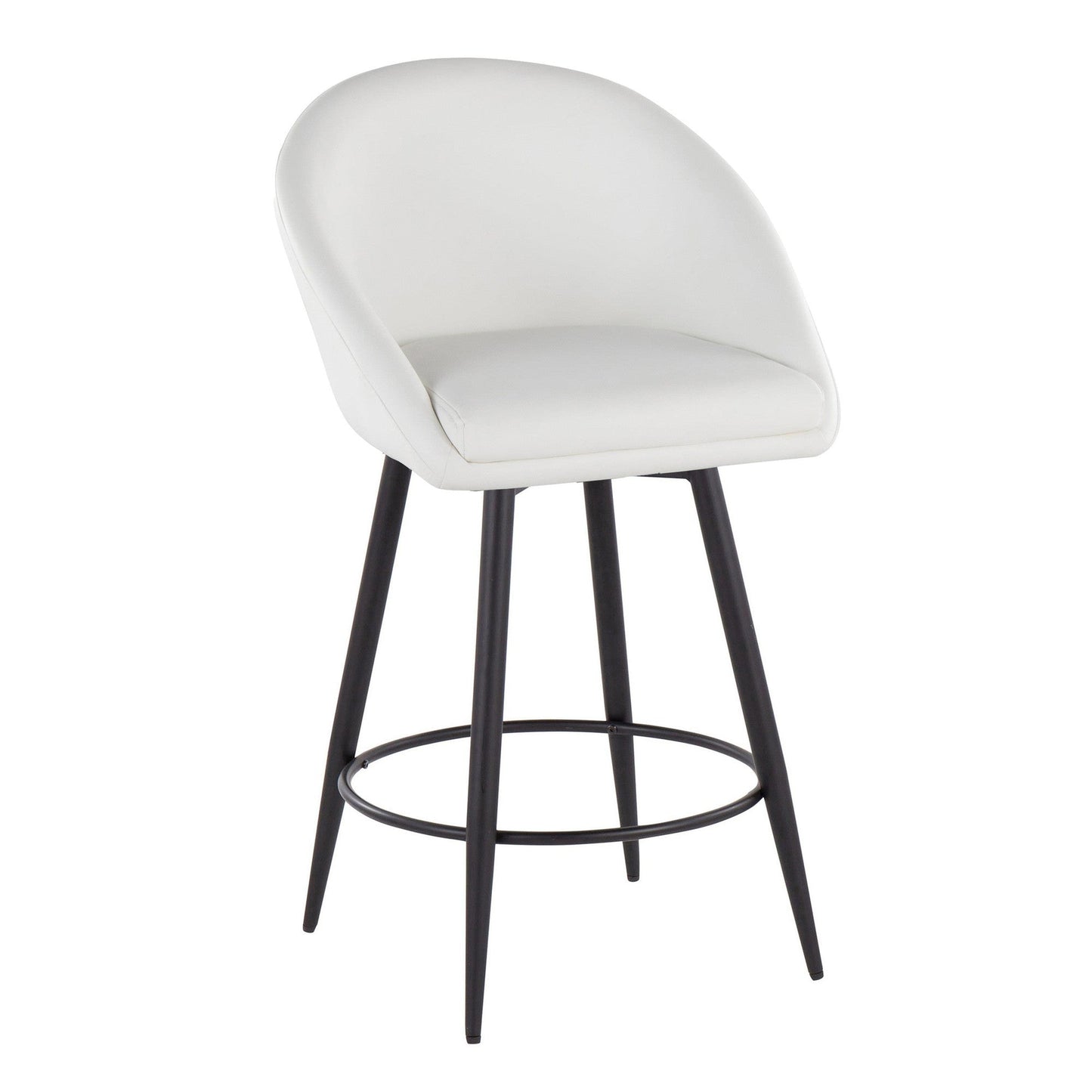 Majestic Office Furniture Highback 26" Fixed-Height Counter Stool - Set of 2