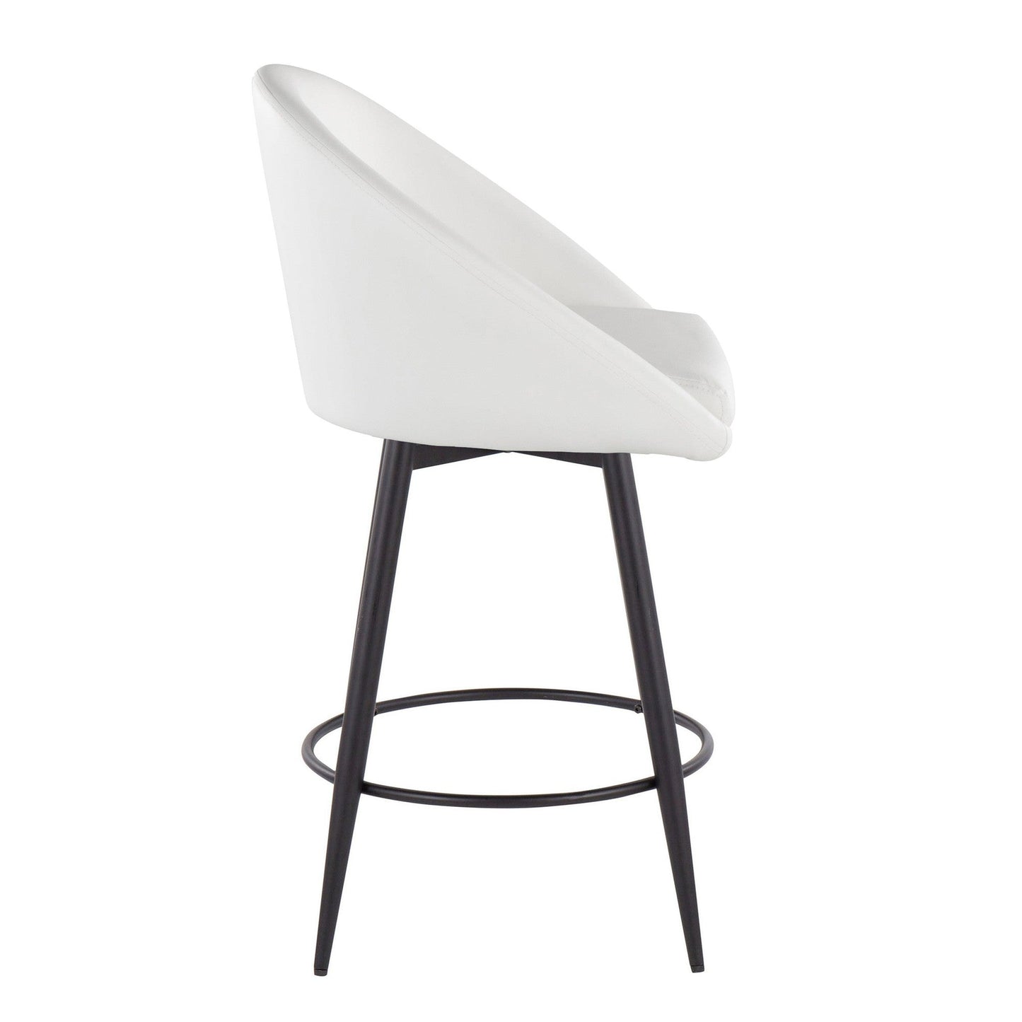 Majestic Office Furniture Highback 26" Fixed-Height Counter Stool - Set of 2