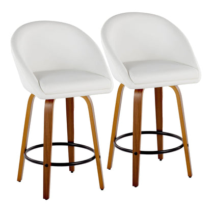 Majestic Office Furniture Highback 26" Fixed-Height Counter Stool - Set of 2