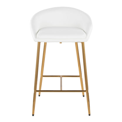 Majestic Office Furniture 26" Fixed-Height Counter Stool - Set of 2