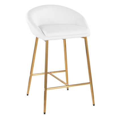 Majestic Office Furniture 26" Fixed-Height Counter Stool - Set of 2