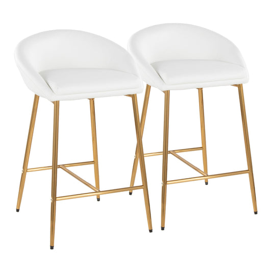 Majestic Office Furniture 26" Fixed-Height Counter Stool - Set of 2