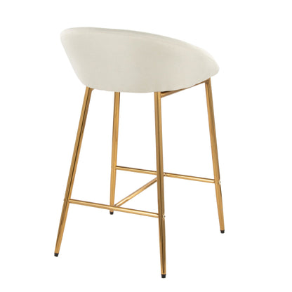 Majestic Office Furniture 26" Fixed-Height Counter Stool - Set of 2
