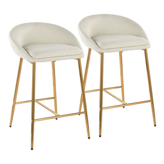 Majestic Office Furniture 26" Fixed-Height Counter Stool - Set of 2