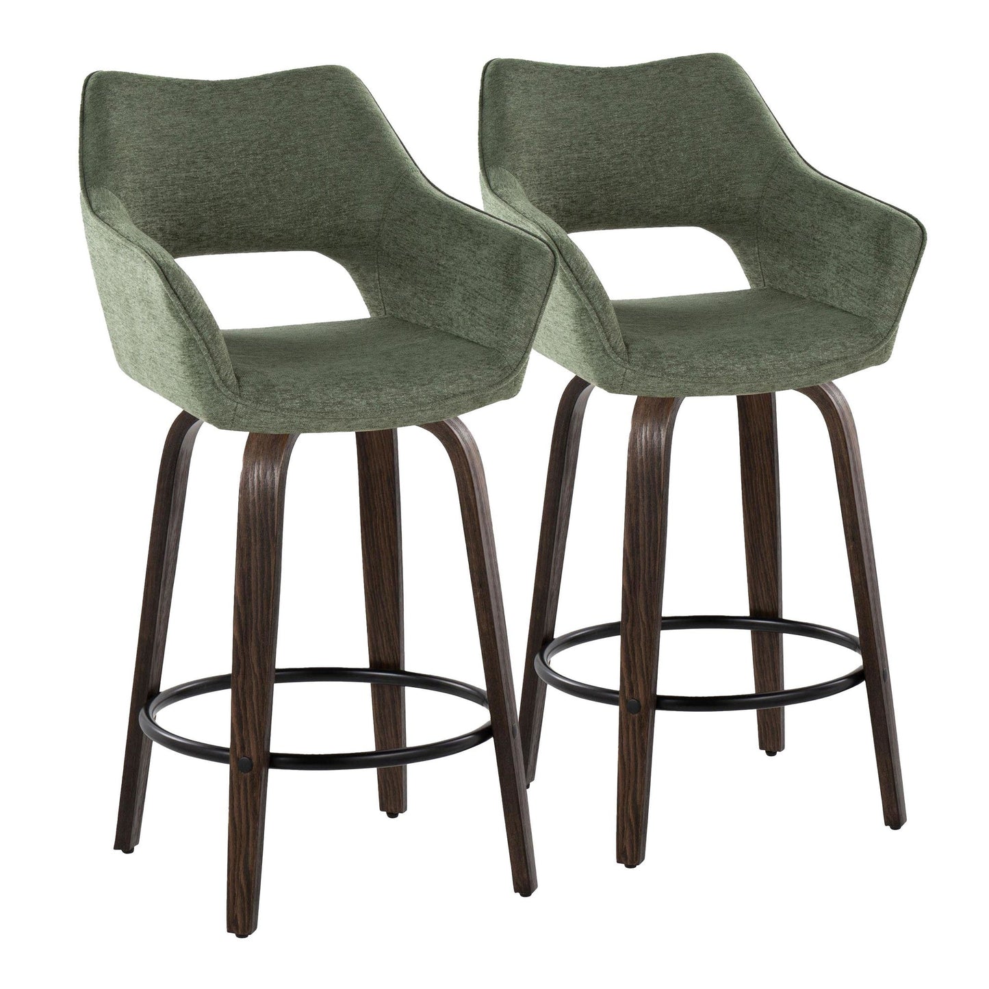 Majestic Office Furniture 26" Fixed-Height Counter Stool - Set of 2