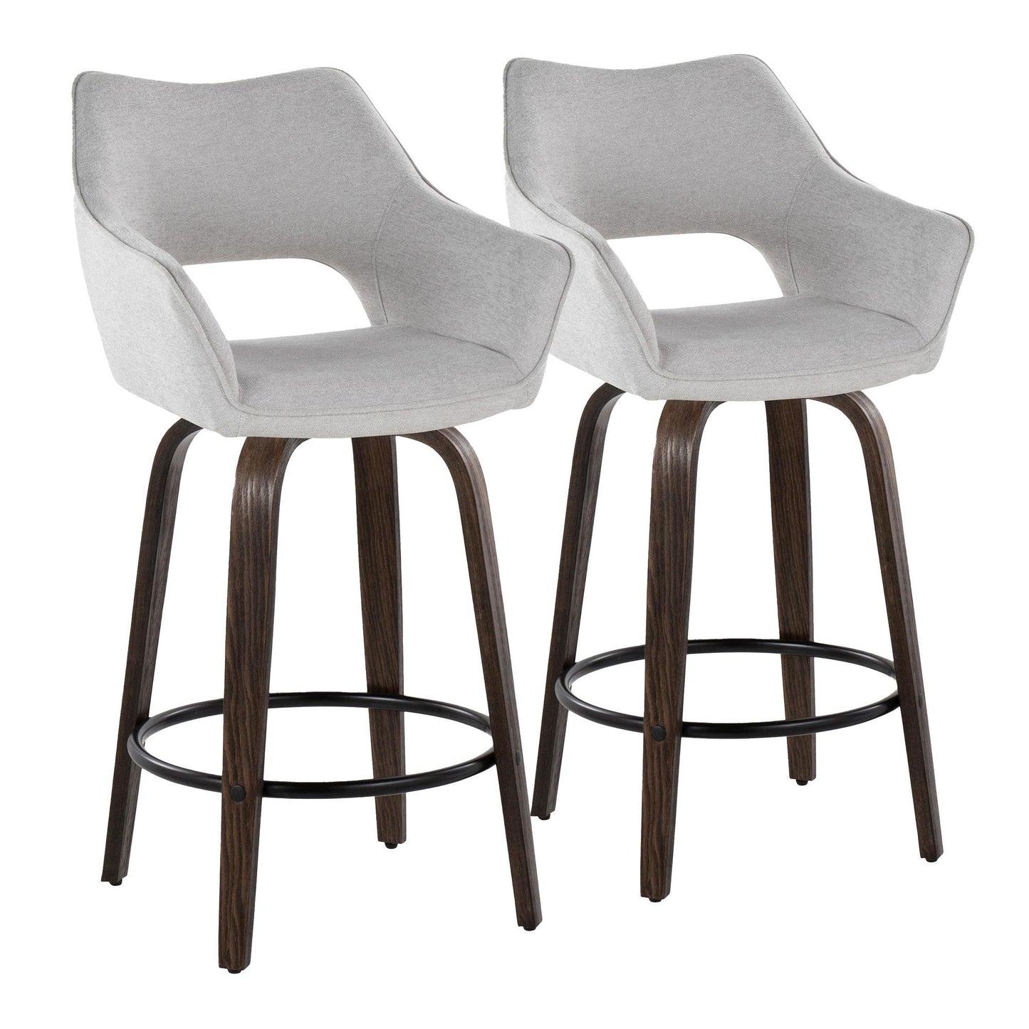 Majestic Office Furniture 26" Fixed-Height Counter Stool - Set of 2