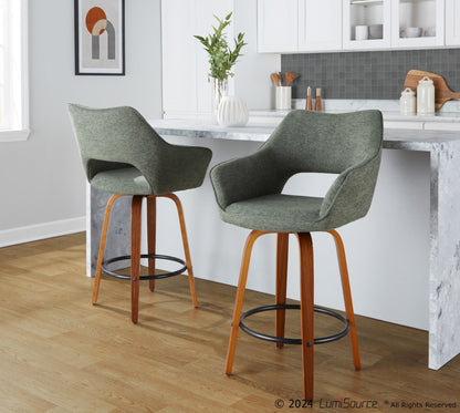 Majestic Office Furniture 26" Fixed-Height Counter Stool - Set of 2