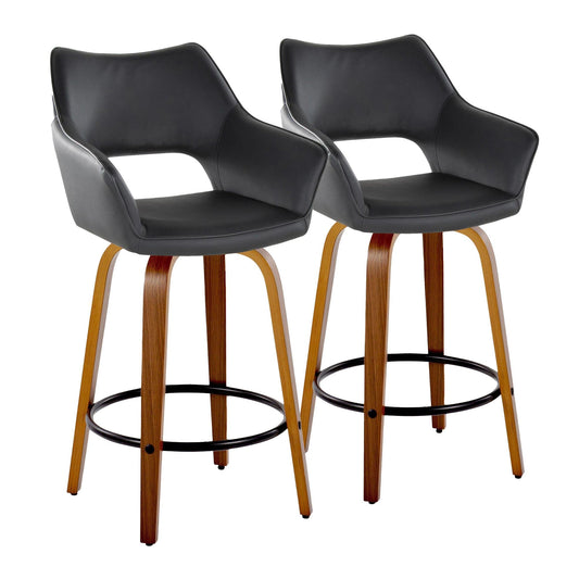 Majestic Office Furniture 26" Fixed-Height Counter Stool - Set of 2