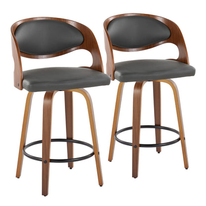 Majestic Office Furniture 26" Fixed-Height Counter Stool - Set of 2