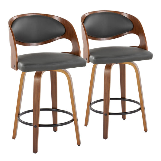 Majestic Office Furniture 26" Fixed-Height Counter Stool - Set of 2