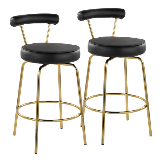 Majestic Office Furniture 26" Fixed-Height Counter Stool - Set of 2