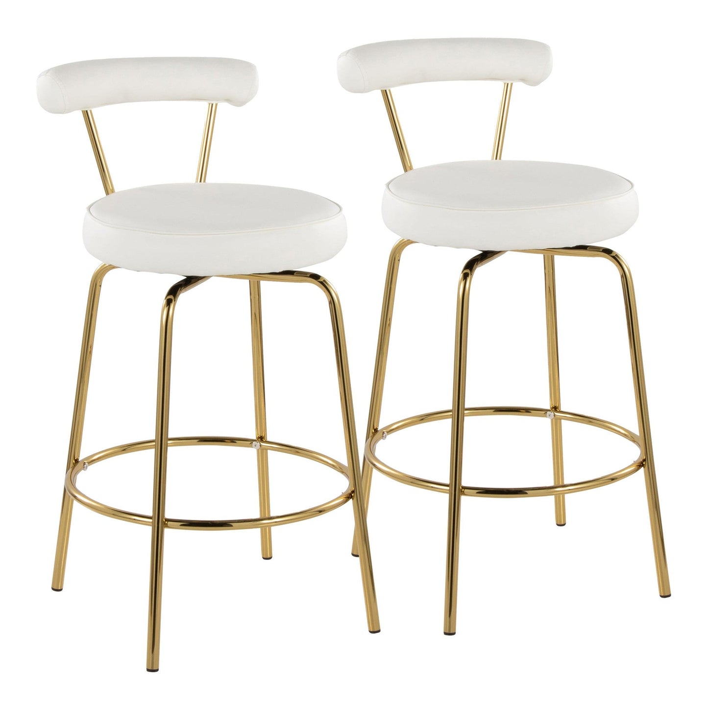 Majestic Office Furniture 26" Fixed-Height Counter Stool - Set of 2