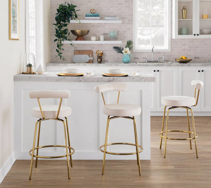 Majestic Office Furniture 26" Fixed-Height Counter Stool - Set of 2