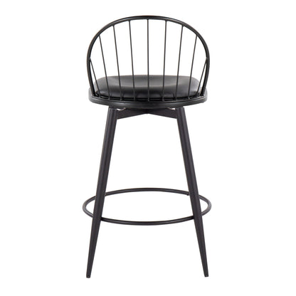 Majestic Office Furniture 26" Fixed-Height Counter Stool - Set of 2