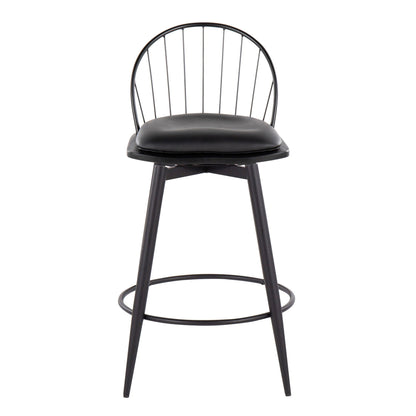 Majestic Office Furniture 26" Fixed-Height Counter Stool - Set of 2