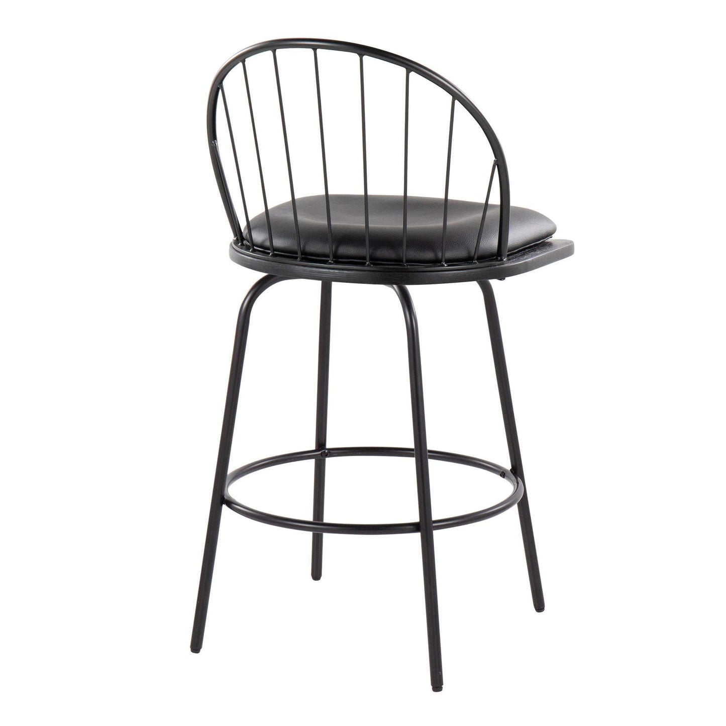 Majestic Office Furniture Claire 26" Fixed-Height Counter Stool - Set of 2