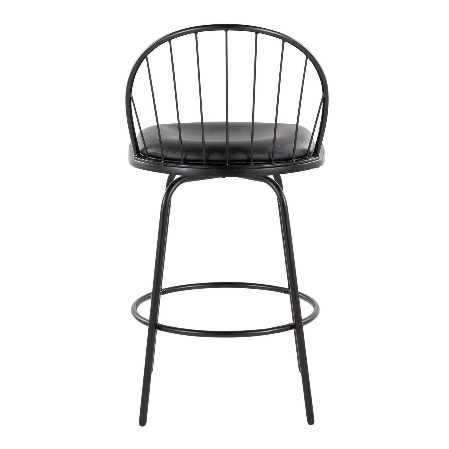 Majestic Office Furniture Claire 26" Fixed-Height Counter Stool - Set of 2