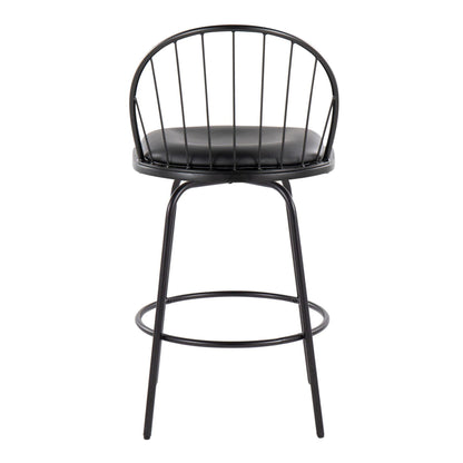 Majestic Office Furniture Claire 26" Fixed-Height Counter Stool - Set of 2