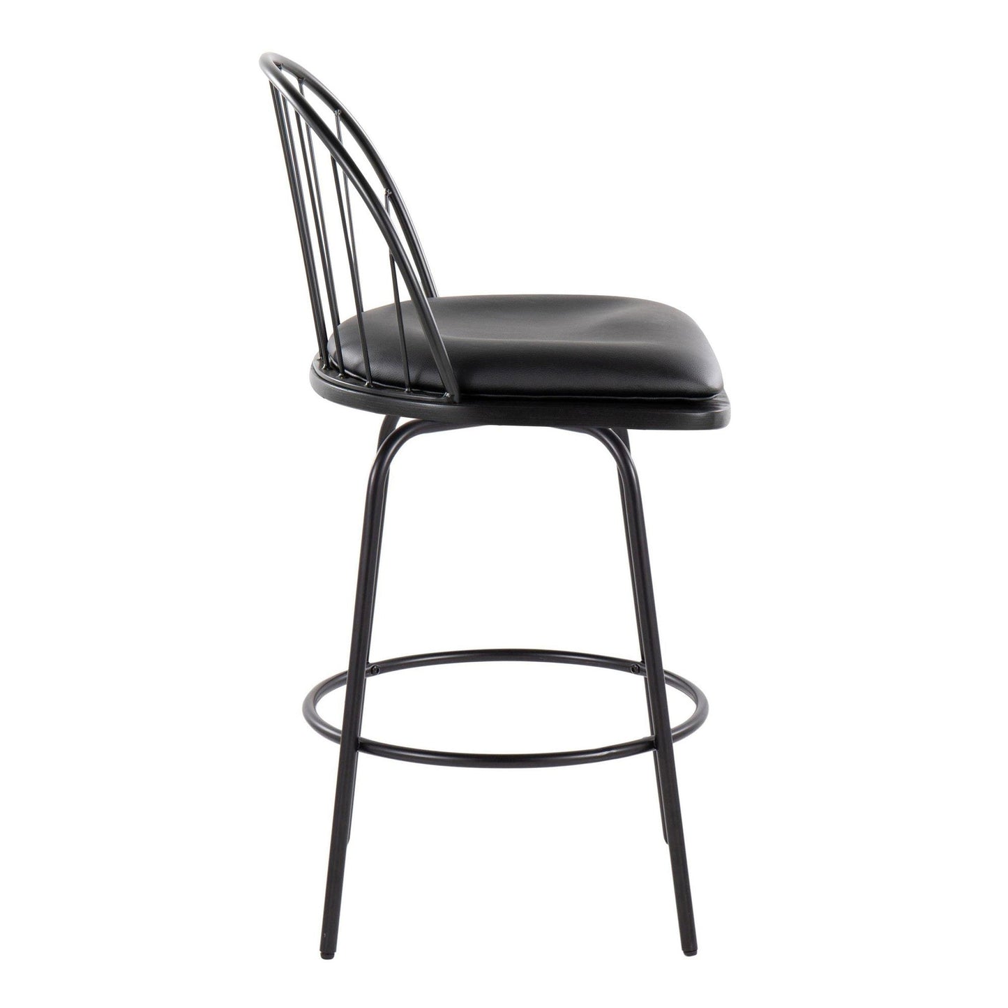 Majestic Office Furniture Claire 26" Fixed-Height Counter Stool - Set of 2