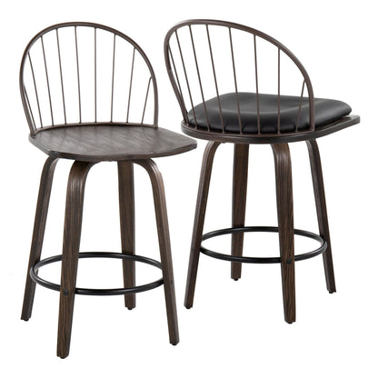 Majestic Office Furniture 26" Fixed-Height Counter Stool - Set of 2