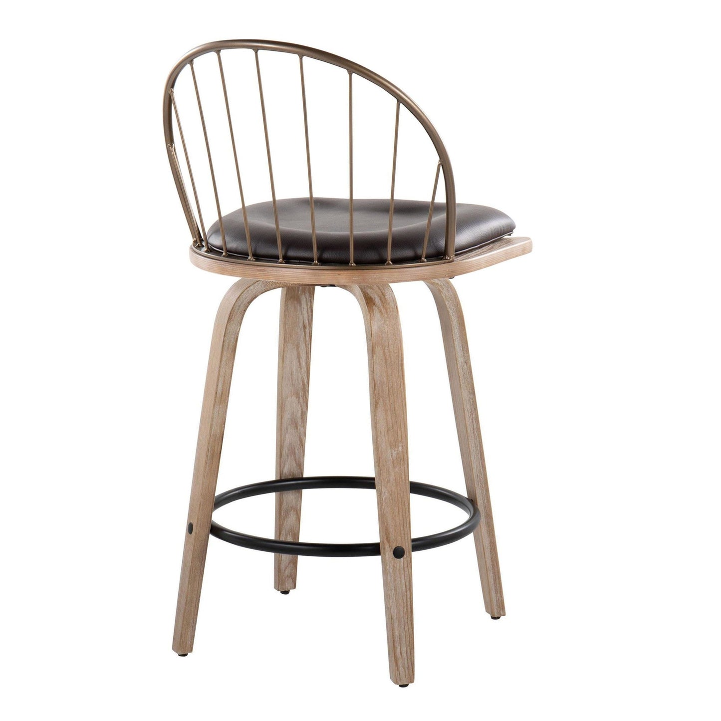 Majestic Office Furniture 26" Fixed-Height Counter Stool - Set of 2