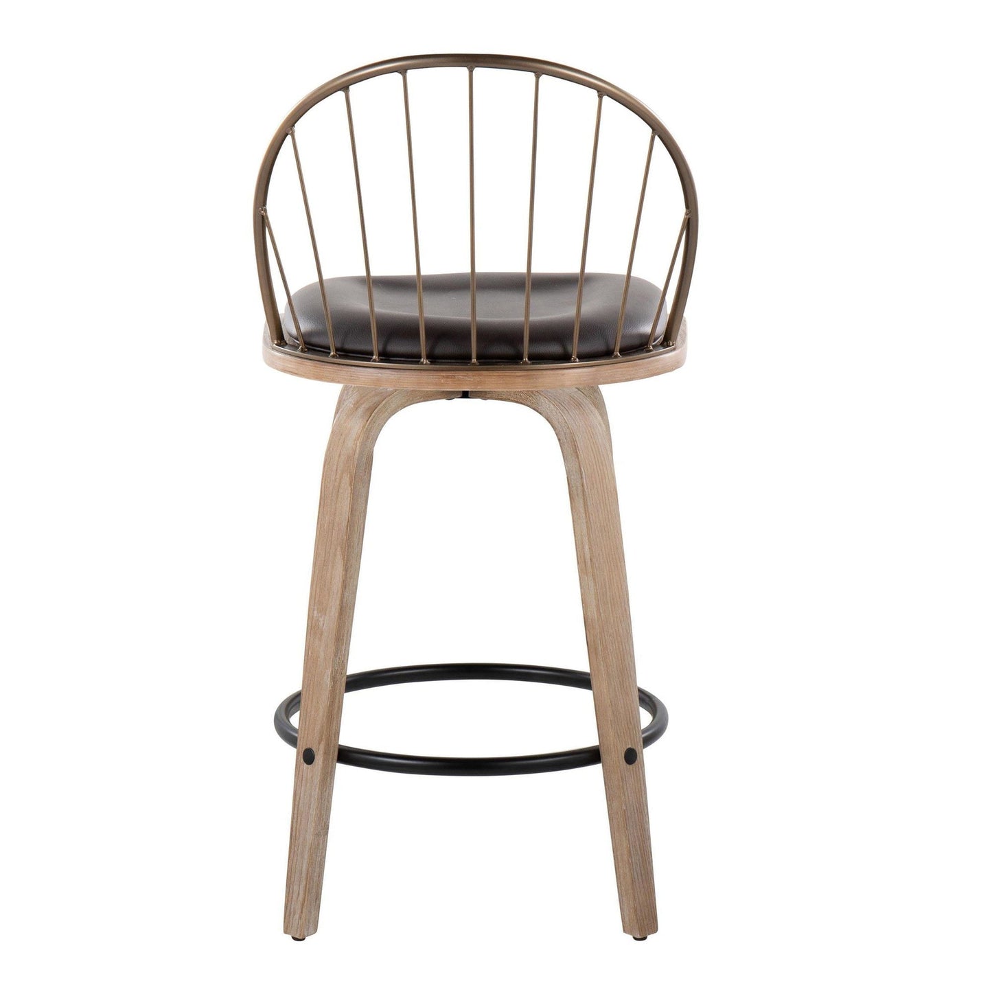 Majestic Office Furniture 26" Fixed-Height Counter Stool - Set of 2