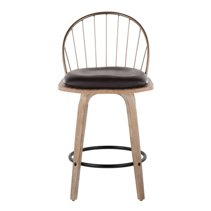 Majestic Office Furniture 26" Fixed-Height Counter Stool - Set of 2