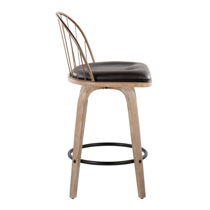 Majestic Office Furniture 26" Fixed-Height Counter Stool - Set of 2