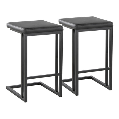 Majestic Office Furniture 26" Fixed-Height Counter Stool - Set of 2
