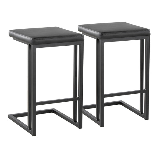 Majestic Office Furniture 26" Fixed-Height Counter Stool - Set of 2