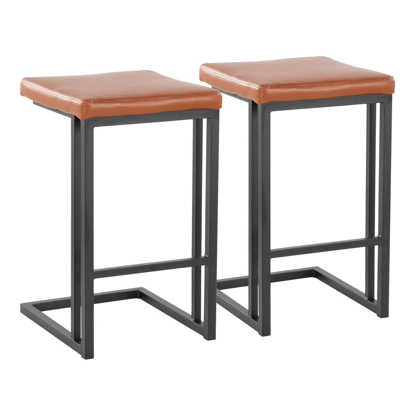 Majestic Office Furniture 26" Fixed-Height Counter Stool - Set of 2